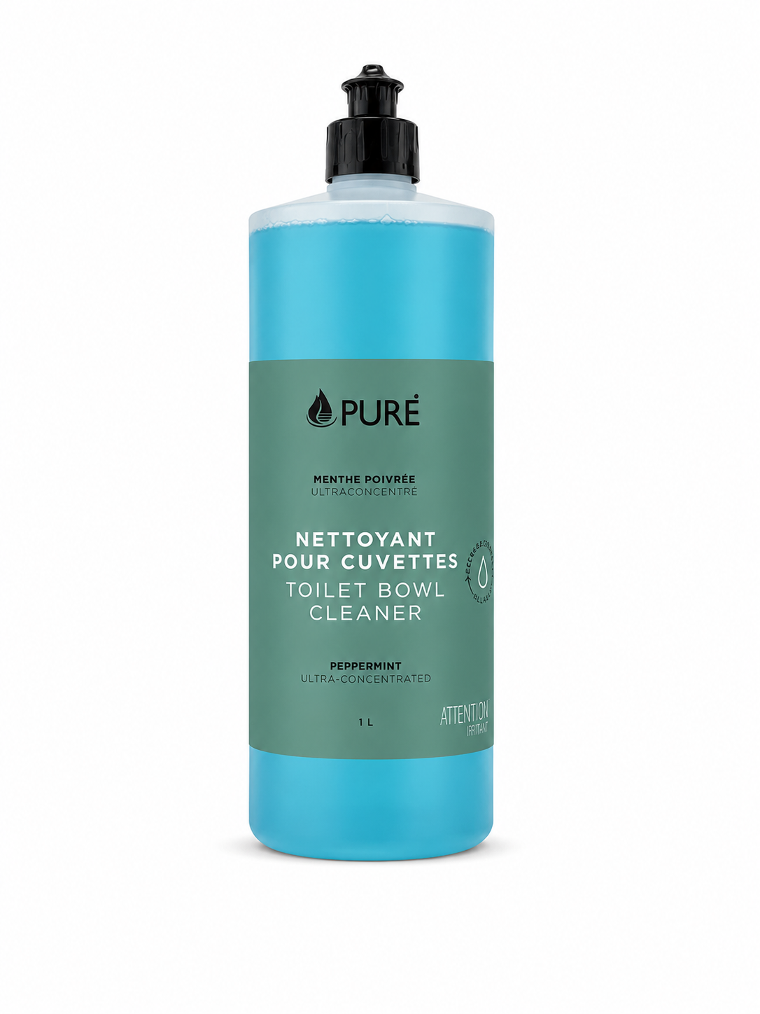 Nettoyant pour cuvettes - Menthe poivrée (1L) - Pure