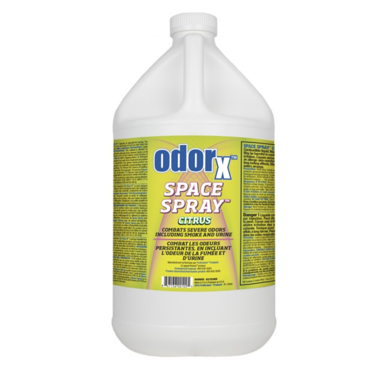 Éliminateur d'odeur persistante - Space spray Agrume - Odor X