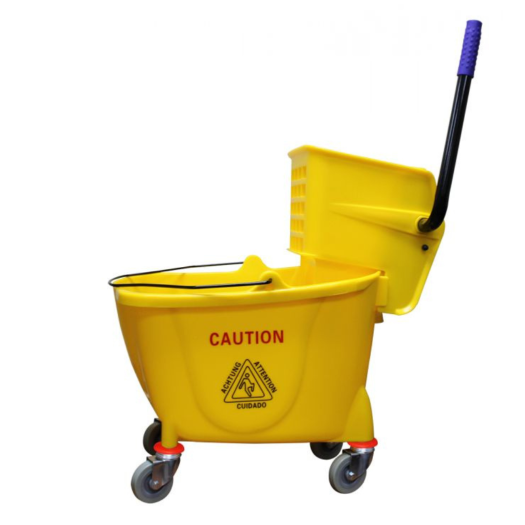 Seau et tordeur Deluxe 32L Jaune