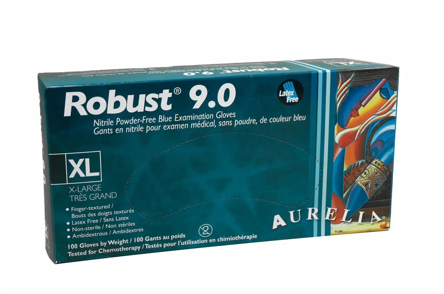 gants-nitrile-bleu-robust9-100boite-aurelia-xl
