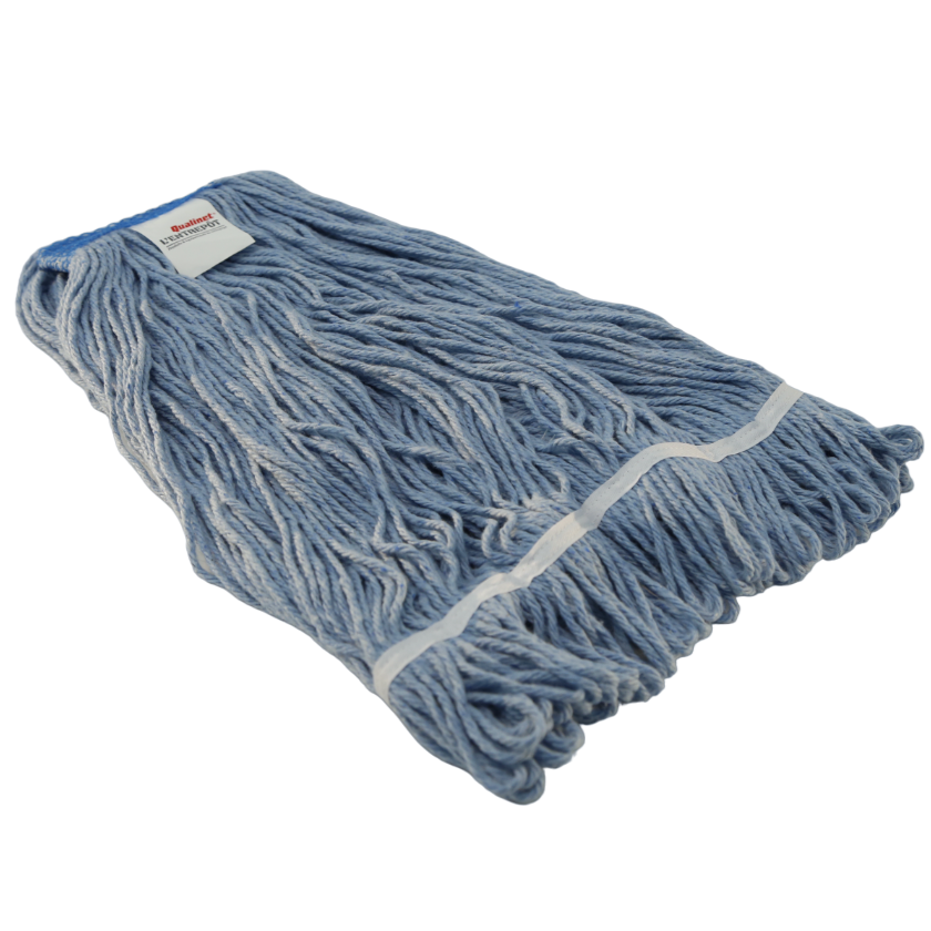 Moppe à laver synthétique - Bouclée attachée - Bleu