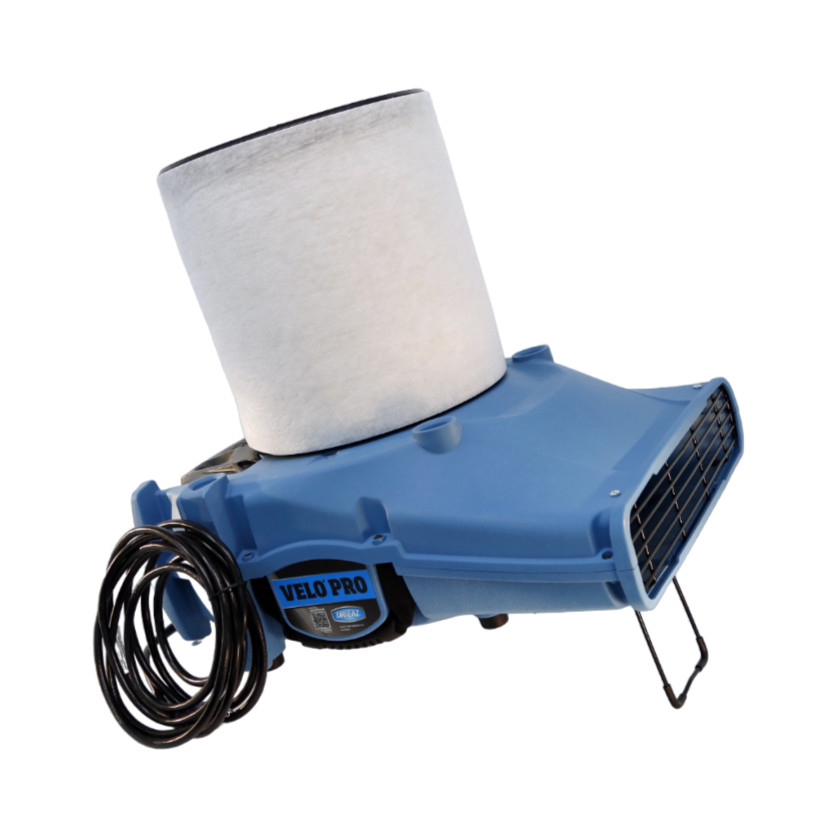 Ventilateur-séchoir profil bas avec filtre Vélo Pro, bleu - Dri-Eaz