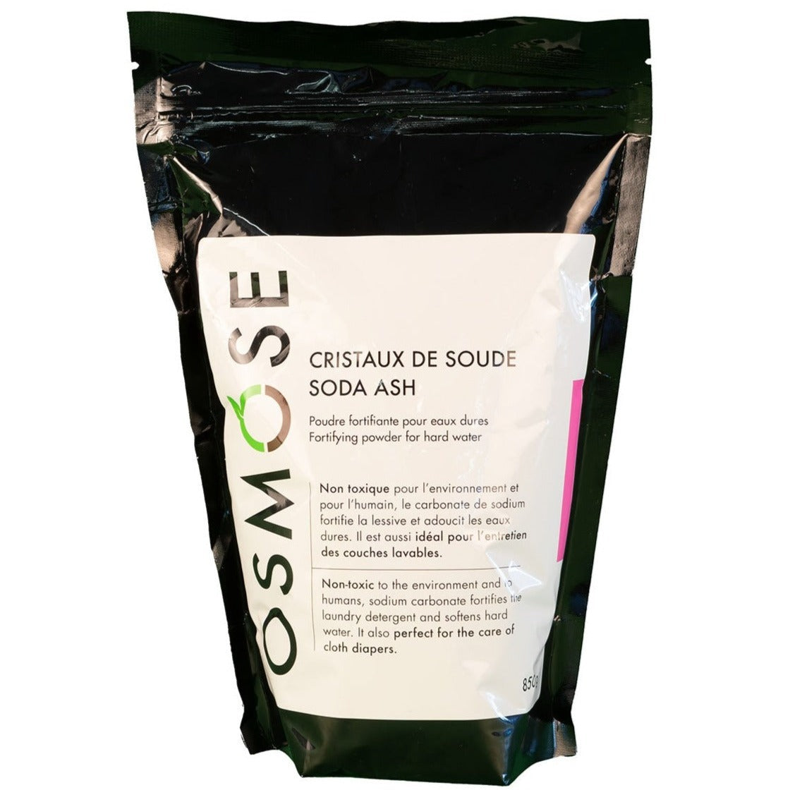 Poudre fortifiante pour eaux dures biodégradable – Cristaux de soude - Osmose