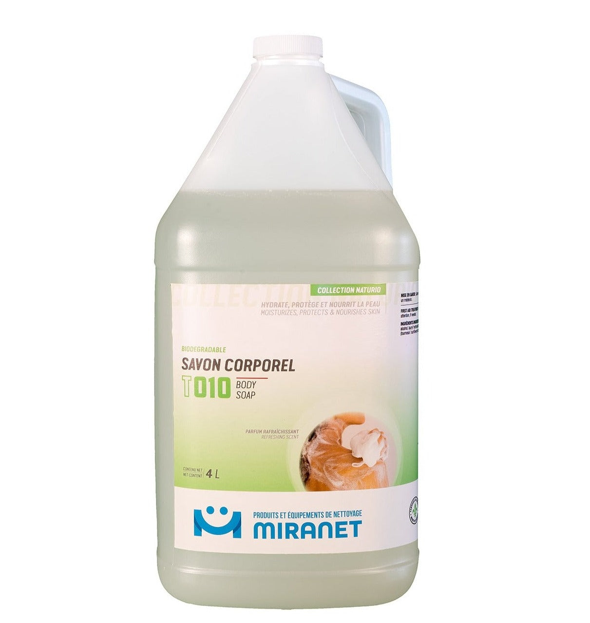 Savon corporel biodégradable 4L - T010 - Miranet