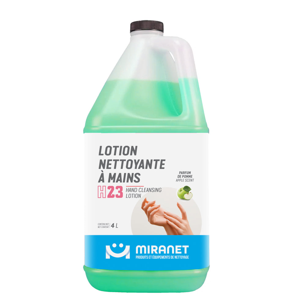 Savon à mains lotion nettoyant fragrance pomme 4L Miranet