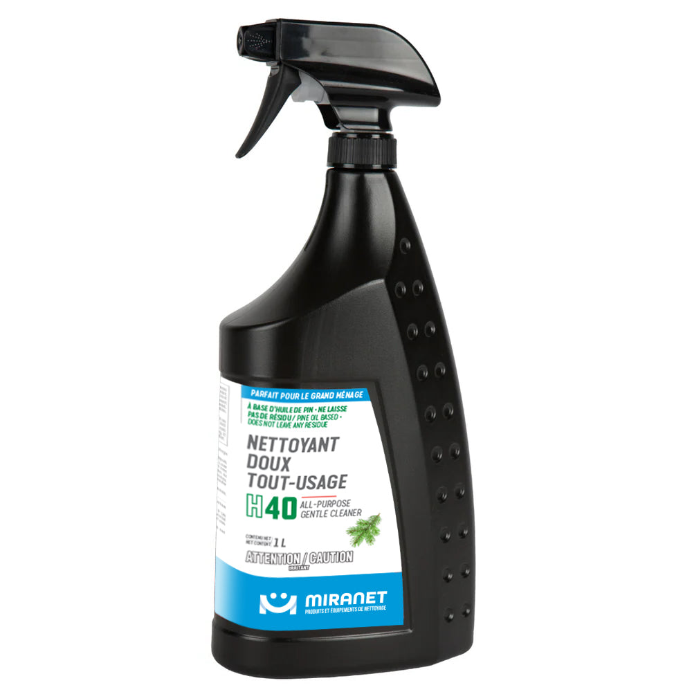 Nettoyant doux tout-usage pin concentré grand ménage miranet 1L