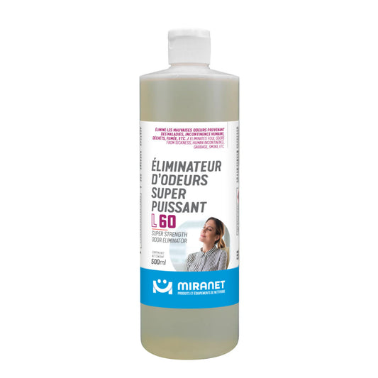 Éliminateur odeurs super-puissant L60 4L concentré urine déchet fumée incontinence