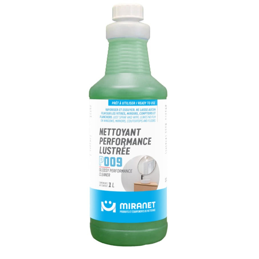 Miranet nettoyant performance lustrée multi surfaces 1L compagnie québécoise
