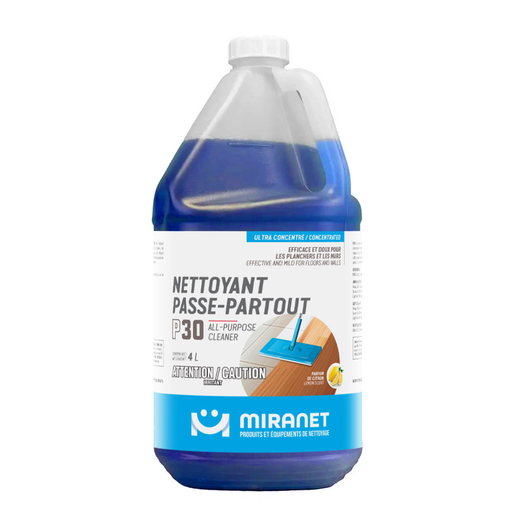 Miranet nettoyant passe partout neutre plancher citron 4L P30