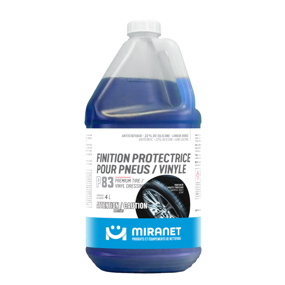 Finition protectrice pour pneus/vinyle antistatique 4L P83