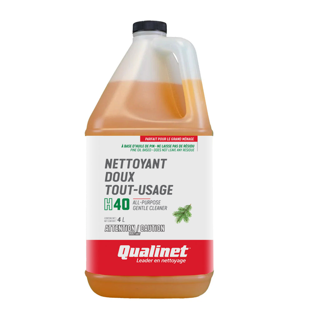 Qualinet nettoyant doux tout-usage ceoncentré huile pin grand ménage 4L