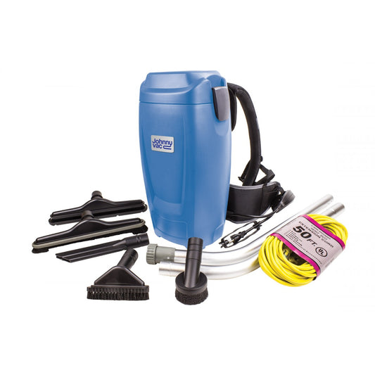 Aspirateur dorsal filtration hepa JVBP6 capacité 5.65L accessoires
