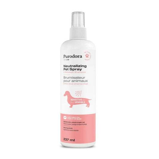Brumisateur peaux sensible animaux entre deux shampoings 237ml purodora