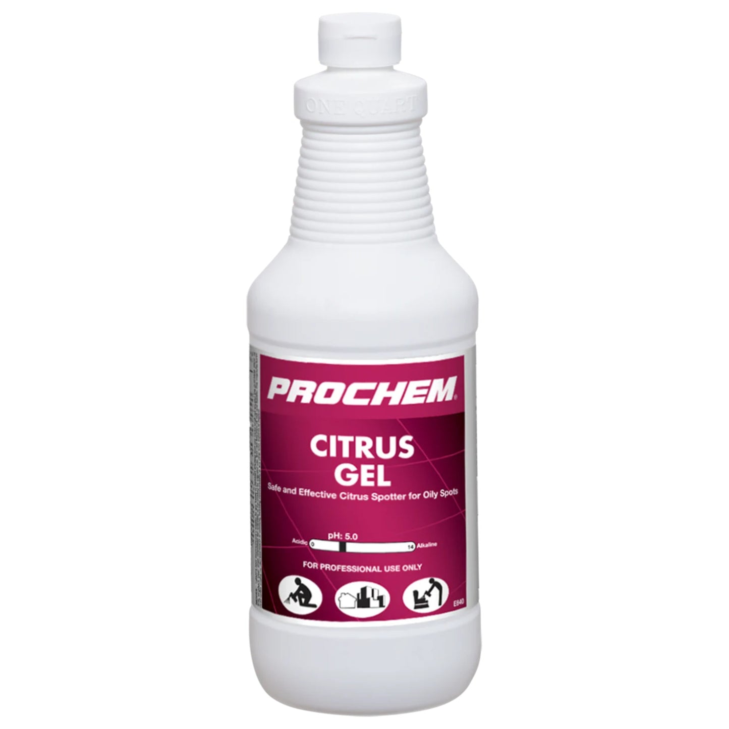 Détachant gel citron huile et gras tapis tissus 1L prochem