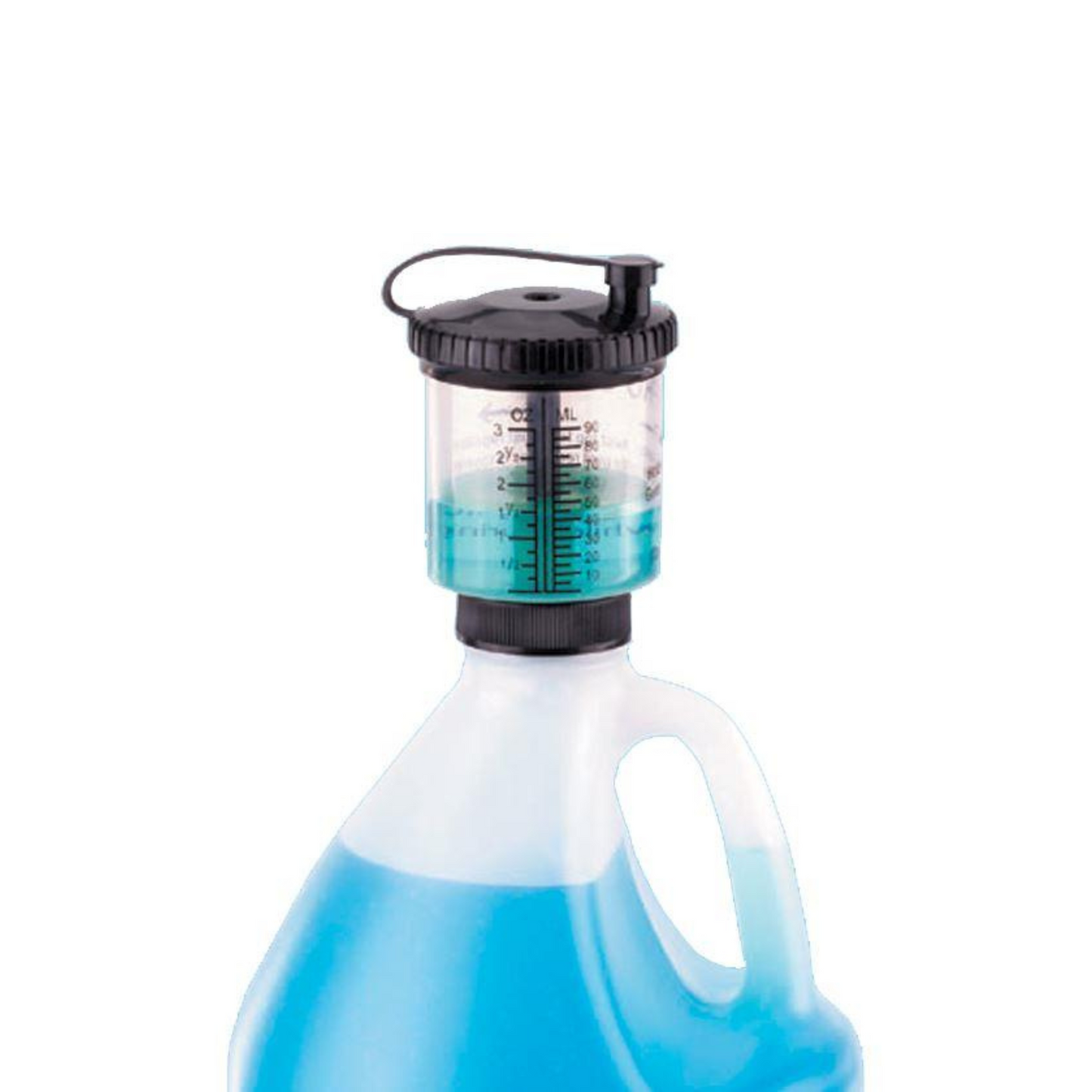 Doseur dosette portion 1oz bouteille 4L gallon compagnie québécoise ménage