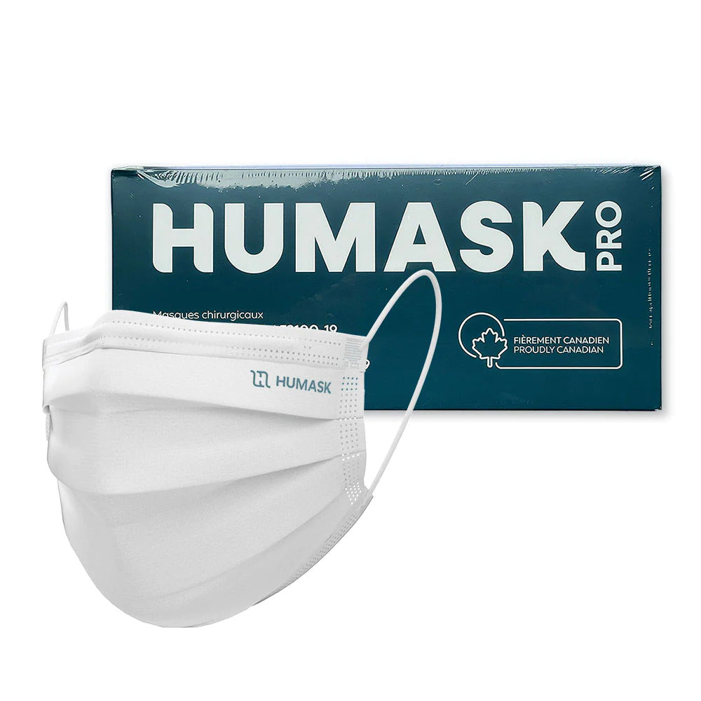 Humask masque visage jetable enfant blanc compagnie canadienne pro-2000