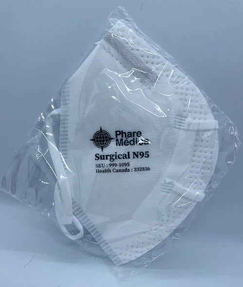 Masque N95 chirurgical individuel Phare medica fabriqué Canada compagnie québécoise