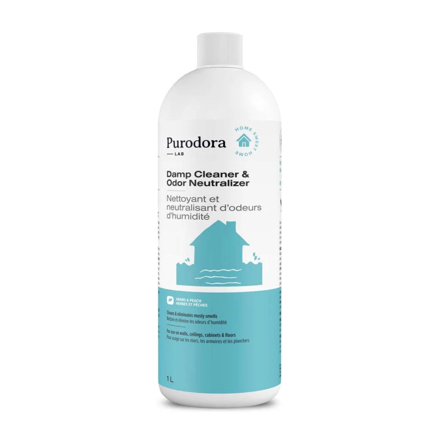 Purodora nettoyant neutralisant odeurs humidité maison à diluer 1L surfaces dures