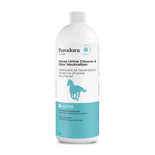 Nettoyant neutralisant odeurs urine cheval 1L dilution compagnie québécoise