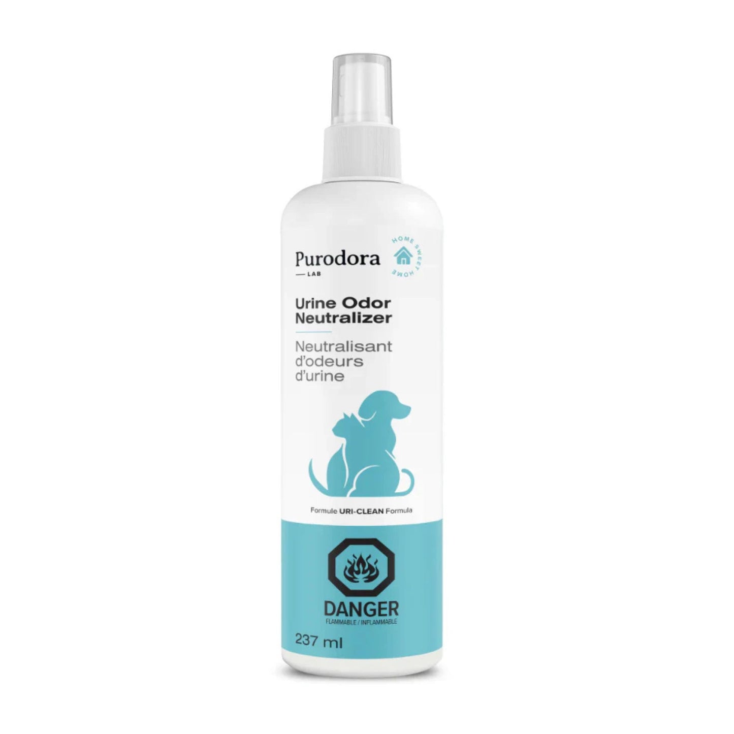 Purodora neutralisant odeur urine prêt à l'emploi base alcool animaux 237ml