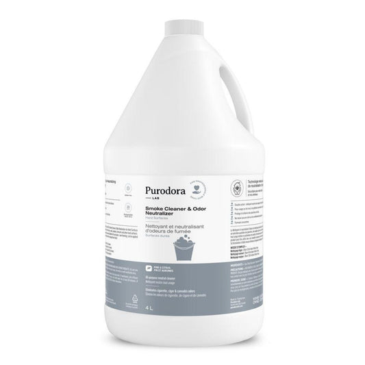 Nettoyant neutralisant odeurs fumée cannabis cigarette surfaces dures 4L à diluer concentré