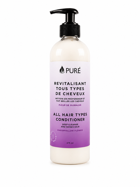 Revitalisant tous les types de cheveux - Fleur de guimauve (2 formats) - Pure