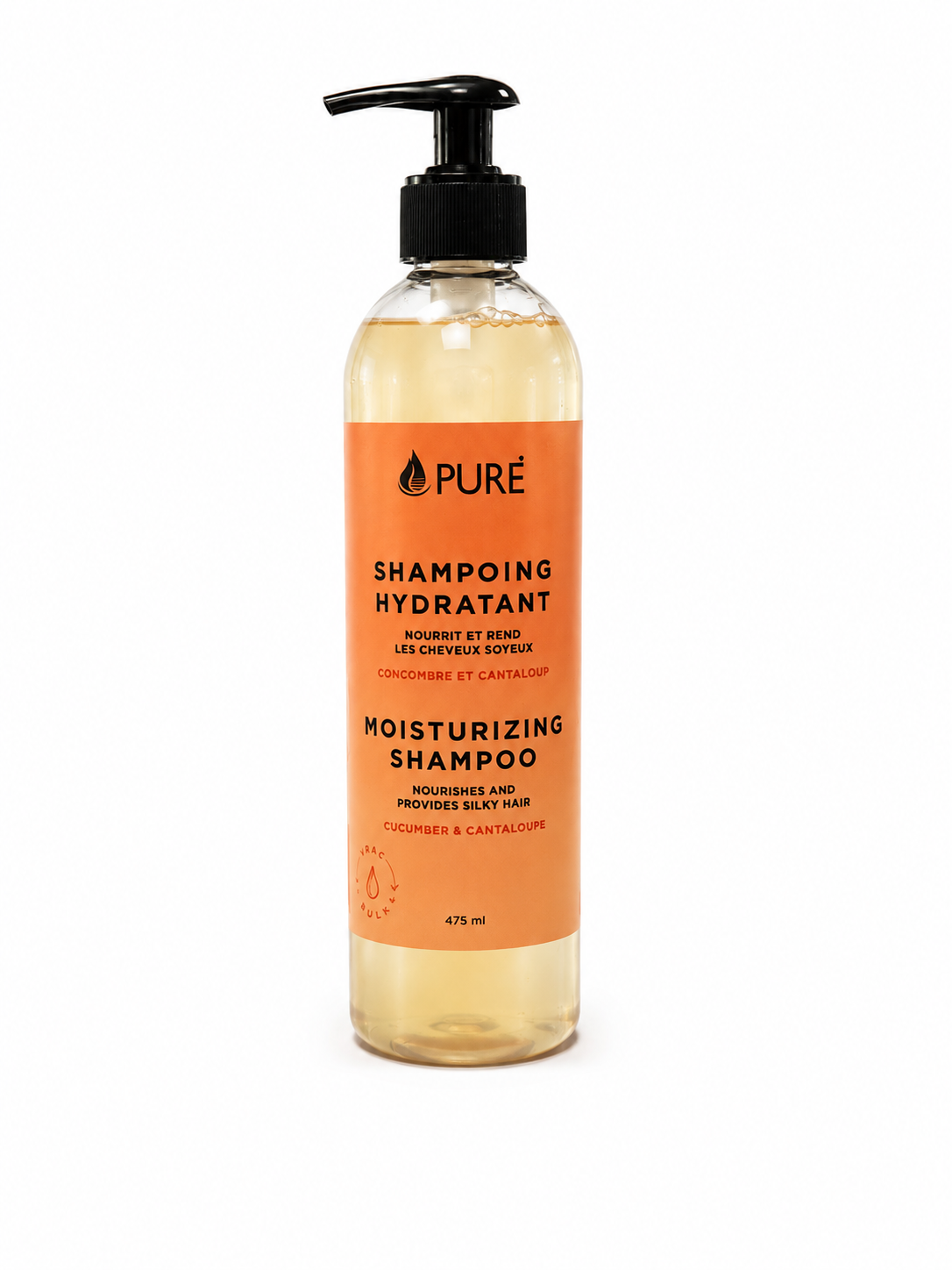 Shampoing hydratant - Concombre & Cantaloup (2 formats) - Pure