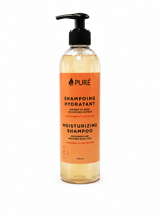 Shampoing hydratant - Concombre & Cantaloup (2 formats) - Pure