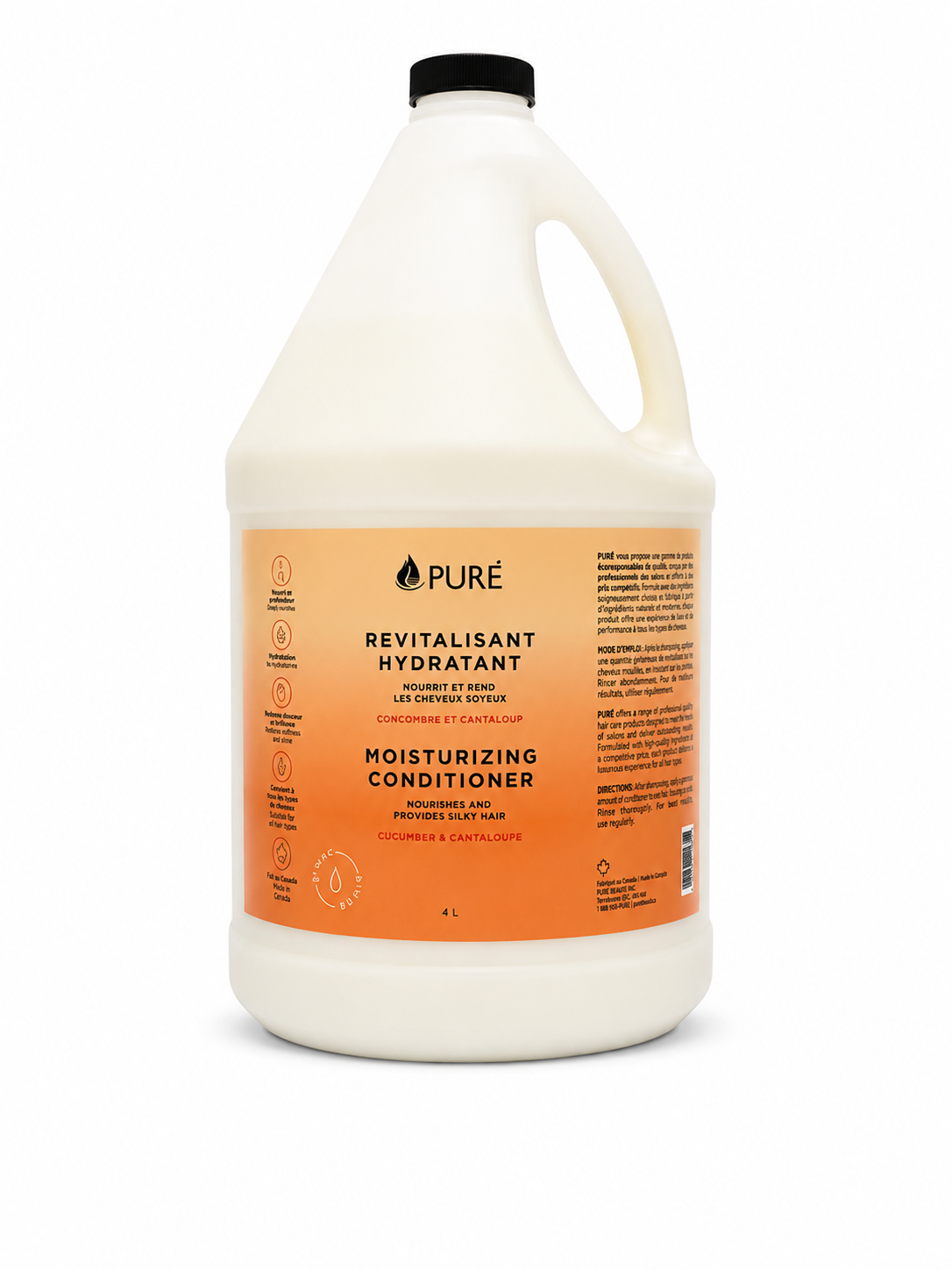 Revitalisant hydratant - Concombre & Cantaloup (2 formats) - Pure