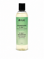 Shampoing 3 en 1 - Thé vert & pin (2 formats) - Pure