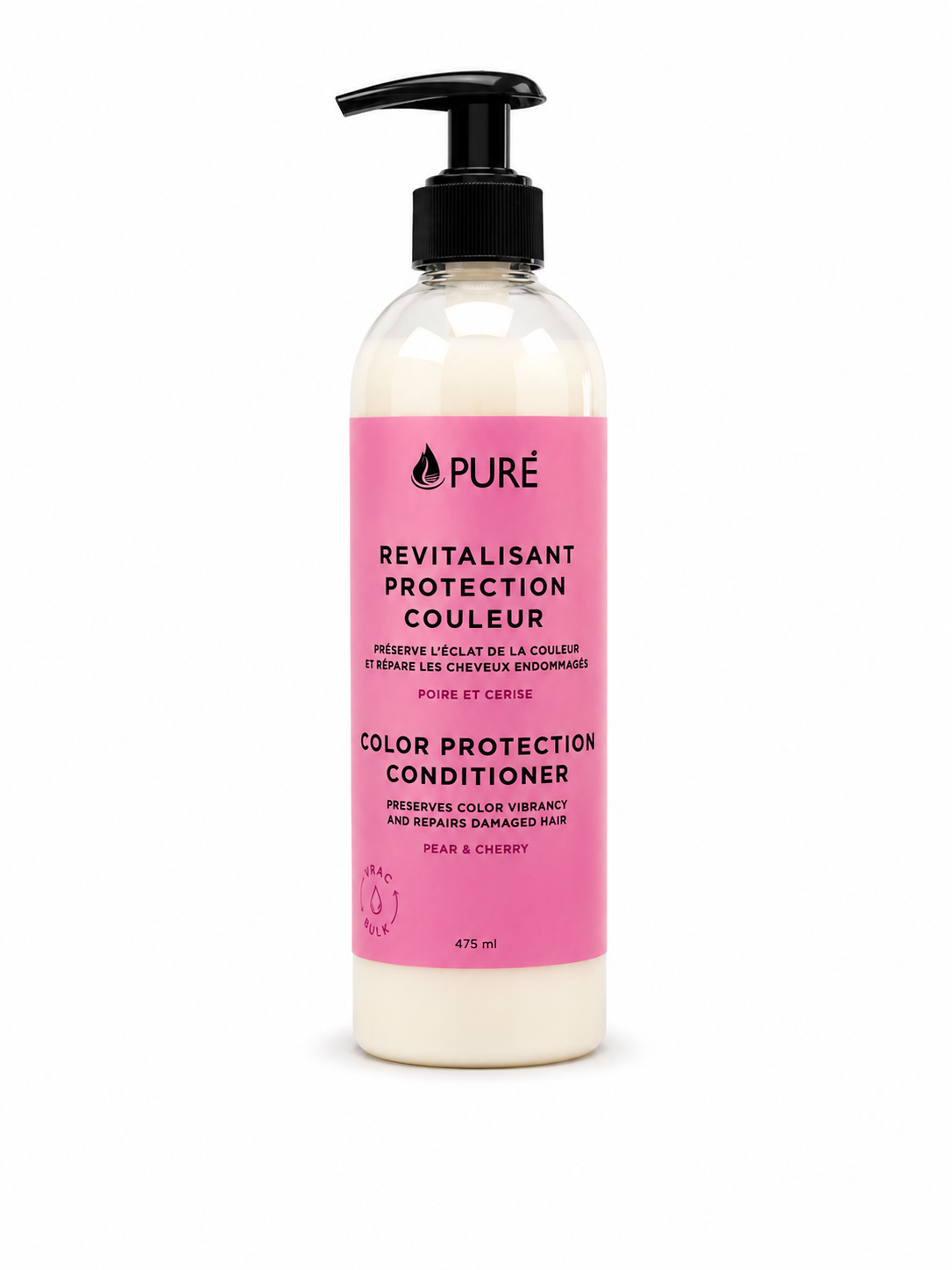 Revitalisant protecteur couleur - Poire & cerise (475ml) - Pure