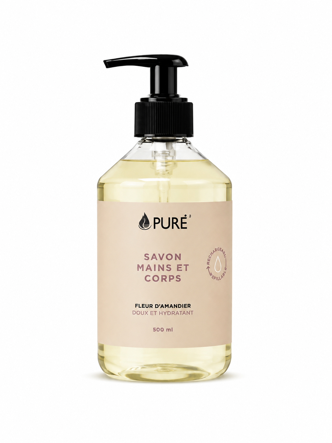 Savon mains et corps - Fleur d'amandier (3 formats) - Pure