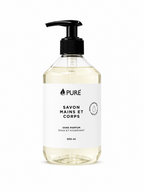 Savon mains et corps - Sans parfum (2 formats) - Pure