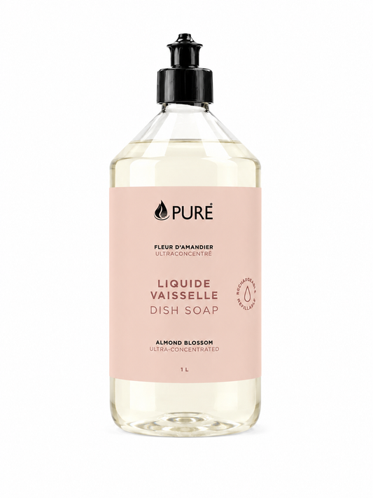 Liquide vaisselle - Fleur d'amandier (2 formats) - Pure