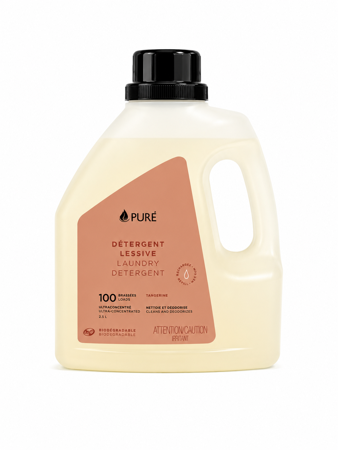 Détergent à lessive - 2,5L (5 arômes) - Pure