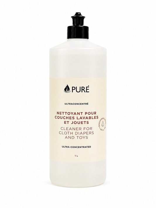 Nettoyant ultraconcentré pour couches lavables et Jouets (1L) - Pure