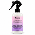 Soin démêlant et protection thermale - Fleur de guimauve (2 formats) - Pure