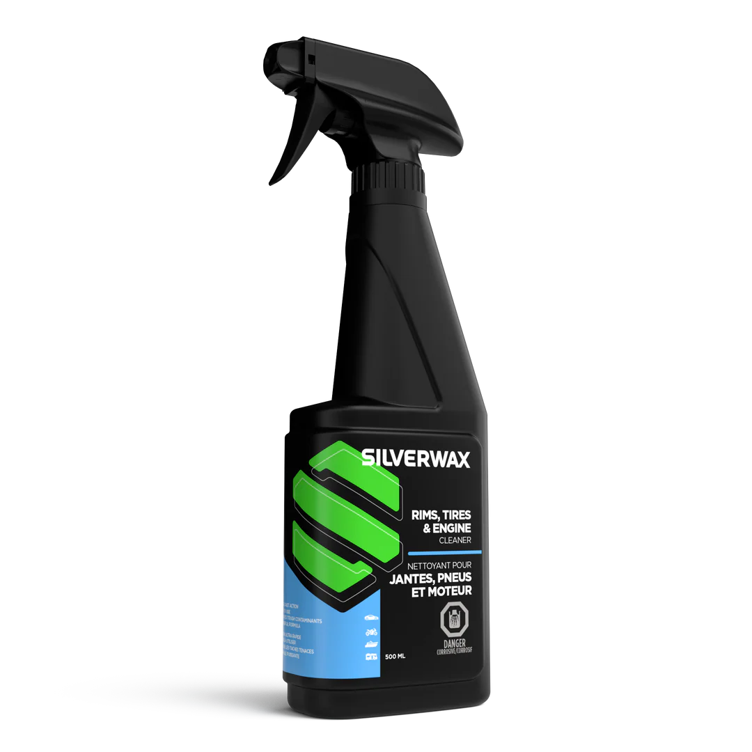 Nettoyant pour jantes, pneus et moteur - Silverwax - 500 ml