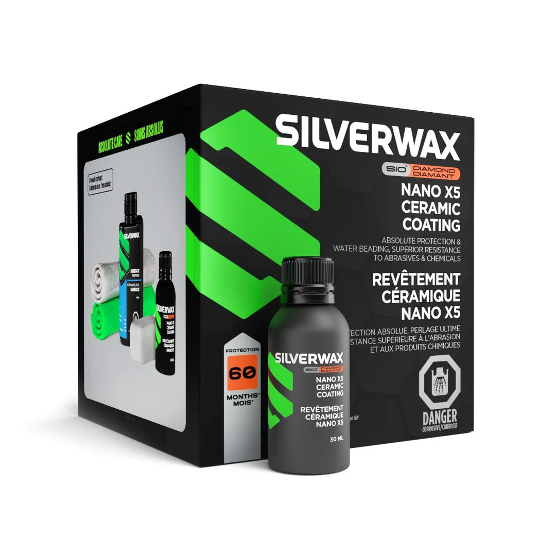 Ensemble de revêtement céramique Nano X5 -Silverwax