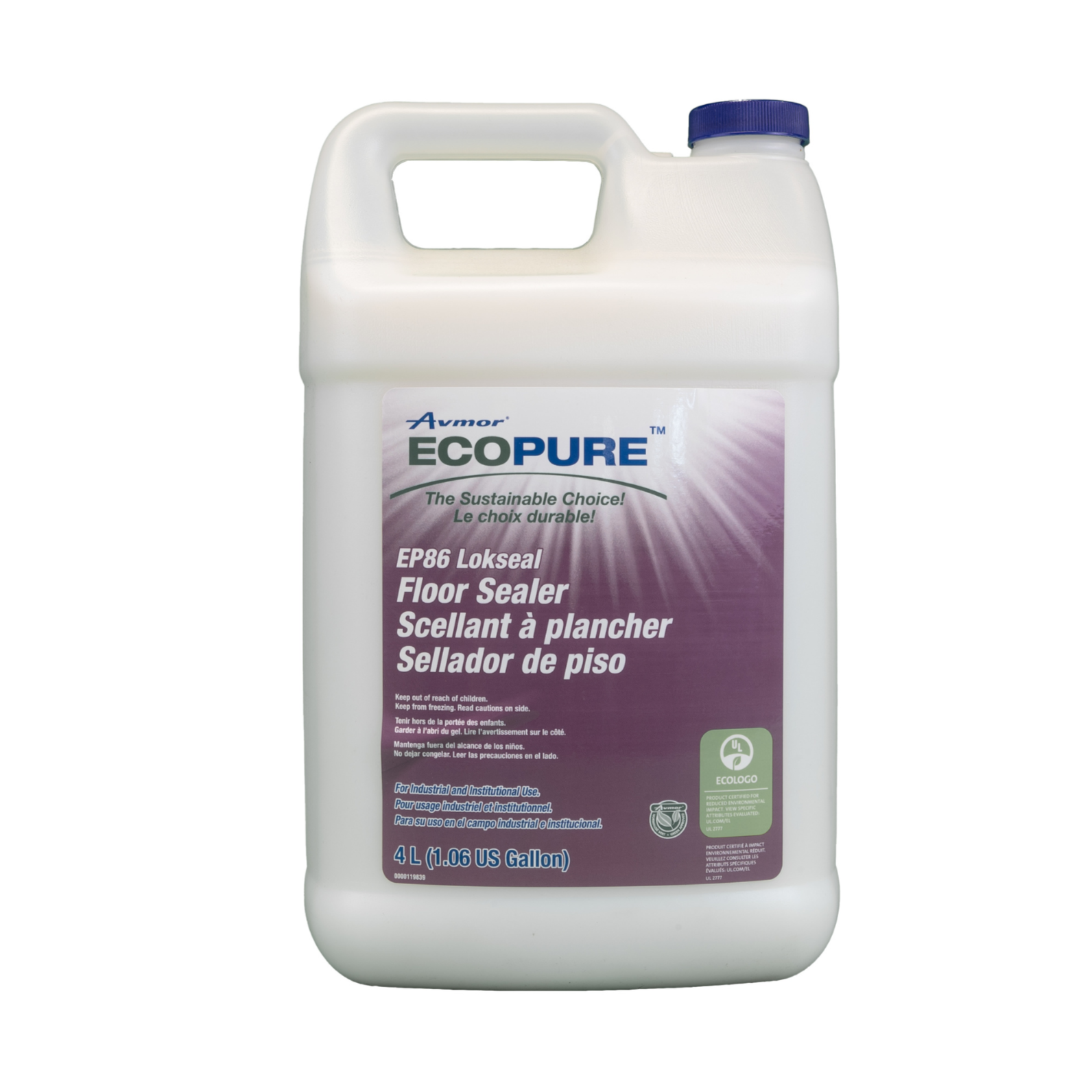 scellant plancher ep86 lokseal ecopure 4l ecoloco avmor