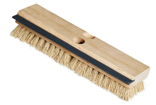 Balai brosse poils tampico avec raclette - 11 po