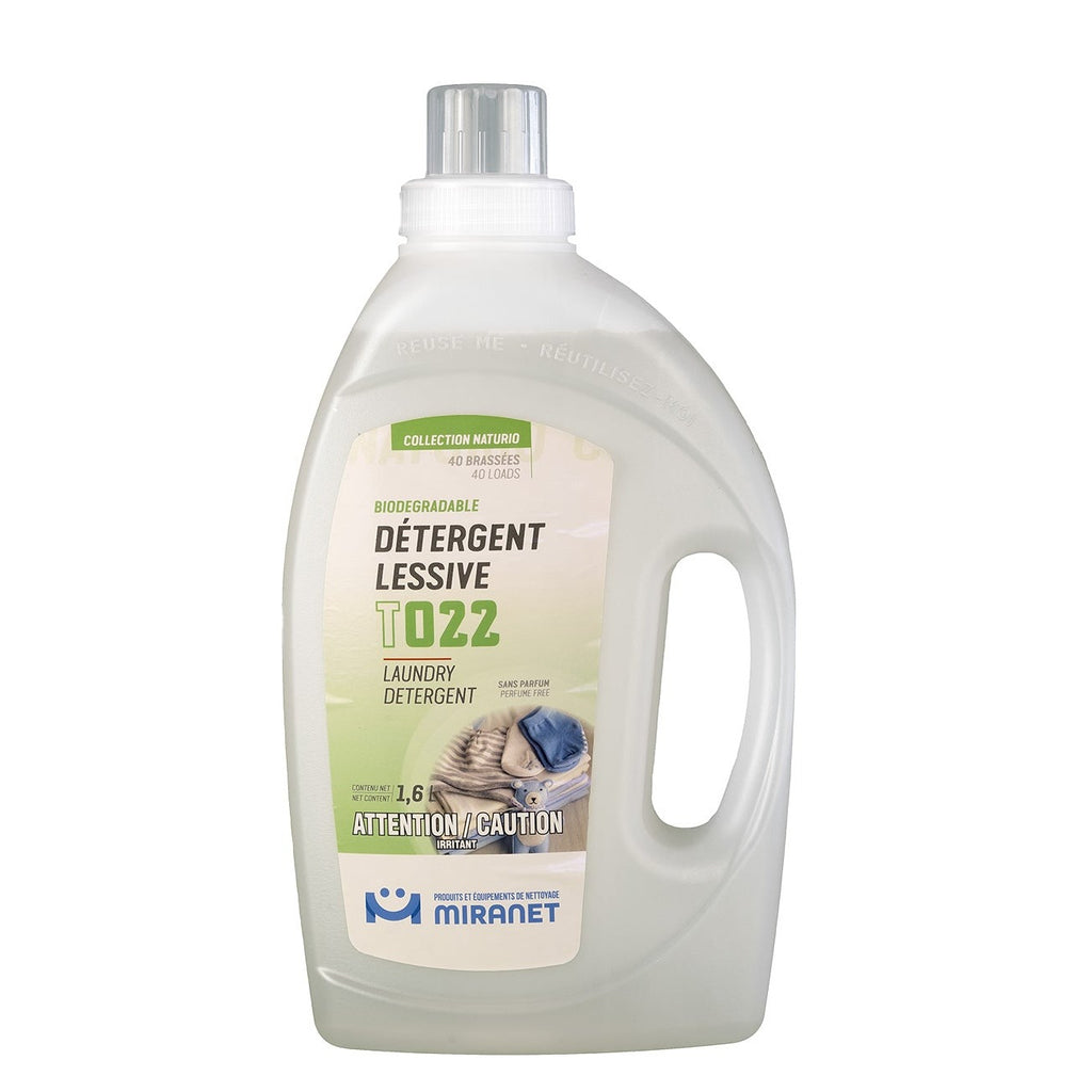 Détergent à lessive sans parfum biodégradable – T022