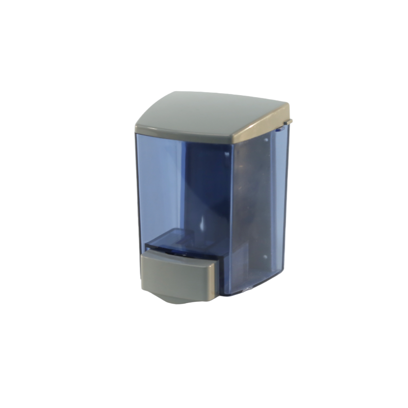 Distributeur savon mains moussant désinfectant 30oz bleu gris