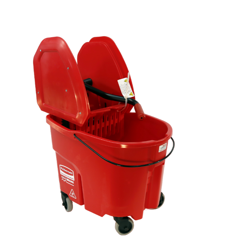Seau Vadrouille Avec Essoreuse Grainger 5CJK2 - 8 3/4 Gallons (rouge) - Neuf Pour Nettoyage Pro