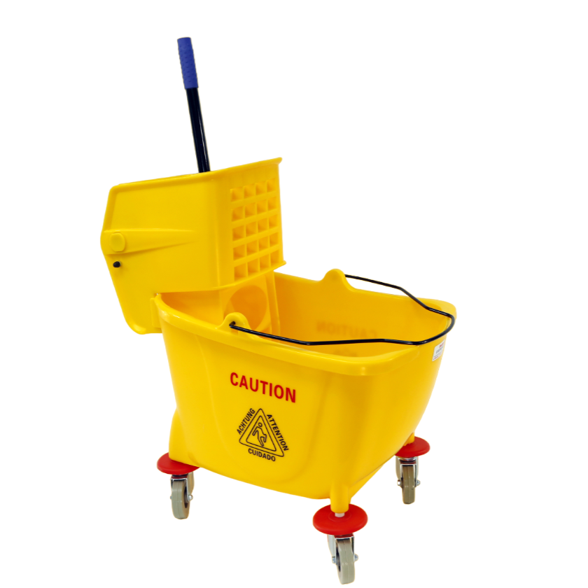 Seau et tordeur Deluxe 32L Jaune