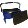 Seau avec grille essoreuse, avec couvercle, bleu - Rubbermaid