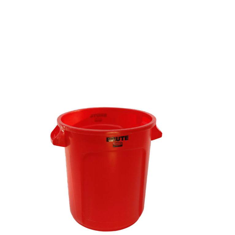 Red Brute Series trash can, various sizes - Rubbermaid