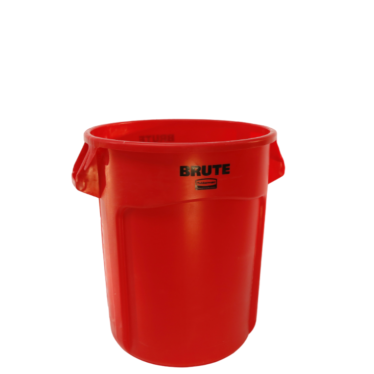 Red Brute Series trash can, various sizes - Rubbermaid