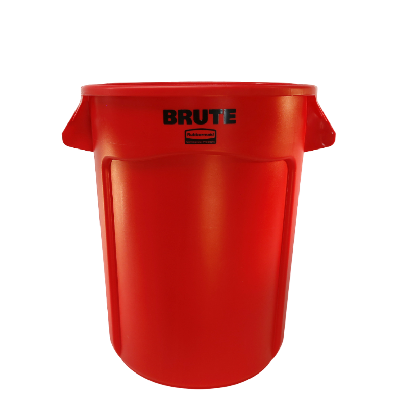 Red Brute Series trash can, various sizes - Rubbermaid