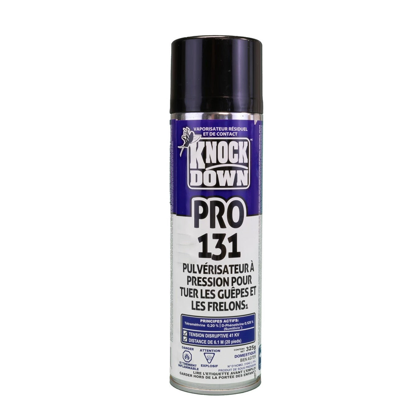 Insecticide pulvérisateur pour tuer les guêpes et les frelons - Pro 131 - Knock Down